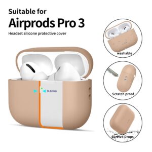 Tech-Protect Silicone dėklas skirtas Apple AirPods Pro 3 - Beige - Image 4