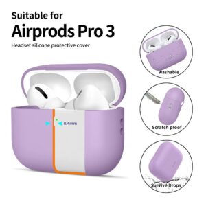 Tech-Protect Silicone dėklas skirtas Apple AirPods Pro 3 - violetinės spalvos - Image 4