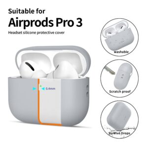 Tech-Protect Silicone dėklas skirtas Apple AirPods Pro 3 - pilkos spalvos - Image 4