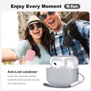 Tech-Protect Silicone dėklas skirtas Apple AirPods Pro 3 - pilkos spalvos - Image 7