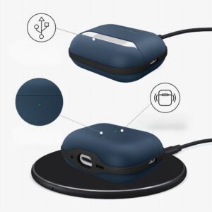 Tech-Protect NaturalFit dėklas skirtas Apple AirPods Pro 3 - mėlynos spalvos - Image 7