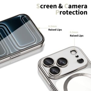 Tech-Protect MagFlex MagSafe dėklas skirtas Apple iPhone 17 Pro Max - Clear Silver - Image 3