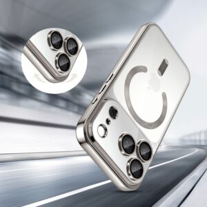 Tech-Protect MagFlex MagSafe dėklas skirtas Apple iPhone 17 Pro Max - Clear Silver - Image 4