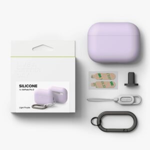 Ringke Silicone dėklas skirtas Apple AirPods Pro 3 - violetinės spalvos - Image 6