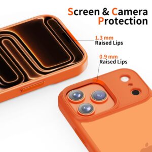 Tech-Protect MagMat dėklas skirtas Apple iPhone 17 Pro Max - oranžinės spalvos - Image 4