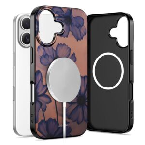 Tech-Protect Lamano MagSafe dėklas skirtas Apple iPhone 17 - rudos spalvos-violetinės spalvos - Image 2