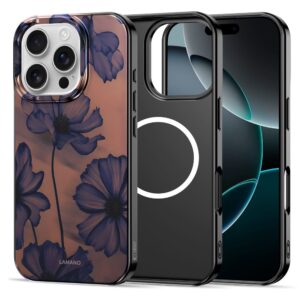 Tech-Protect Lamano MagSafe dėklas skirtas Apple iPhone 16 Pro - rudos spalvos-violetinės spalvos - Image 3