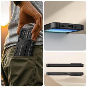 Tech-Protect Kevlar Cam+ dėklas skirtas Samsung Galaxy A17 4G / 5G - juodos spalvos - Image 6