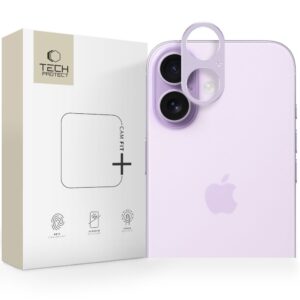 Tech-Protect Camalloy Fit+ Camera Glass skirtas Apple iPhone 17 - Purple