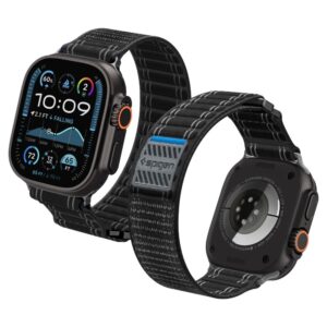 Spigen WBF0 apyrankė skirta Apple Watch 44 / 45 / 46 / 49 mm - juodos spalvos