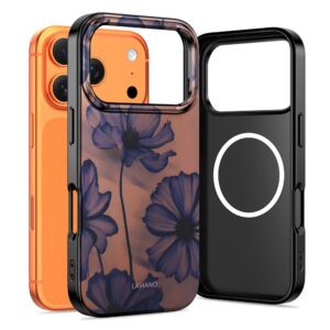 Tech-Protect Lamano MagSafe dėklas skirtas Apple iPhone 17 Pro Max - rudos spalvos-violetinės spalvos