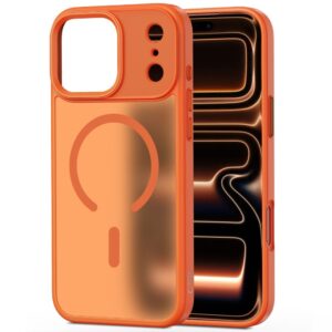 Tech-Protect MagMat MagSafe dėklas skirtas Apple iPhone 17 Pro - oranžinės spalvos - Image 2