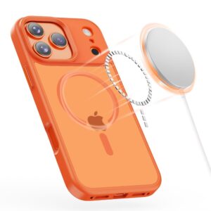 Tech-Protect MagMat MagSafe dėklas skirtas Apple iPhone 17 Pro - oranžinės spalvos - Image 4