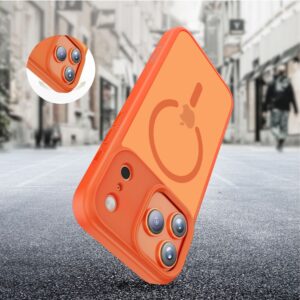 Tech-Protect MagMat MagSafe dėklas skirtas Apple iPhone 17 Pro - oranžinės spalvos - Image 5