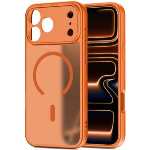 Tech-Protect BasicMag MagSafe dėklas skirtas Apple iPhone 17 Pro - oranžinės spalvos - Image 2