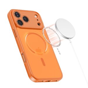 Tech-Protect BasicMag MagSafe dėklas skirtas Apple iPhone 17 Pro - oranžinės spalvos - Image 3