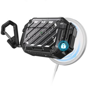 Supcase Unicorn Beetle Pro MagSafe IP68 dėklas skirtas Apple AirPods Pro 3 - juodos spalvos - Image 2