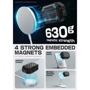 Supcase Unicorn Beetle Pro MagSafe IP68 dėklas skirtas Apple AirPods Pro 3 - juodos spalvos - Image 5