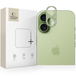 Tech-Protect Camalloy Fit+ Camera Glass skirtas Apple iPhone 17 - Green