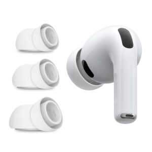 Tech-Protect Ear Tips for Apple AirPods Pro 3 in sizes S / M / L 3-pack - baltos spalvos