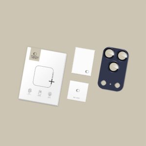 Tech-Protect Camfull Fit+ Camera Lens Glass for iPhone 17 Pro - Navy Blue - Image 4