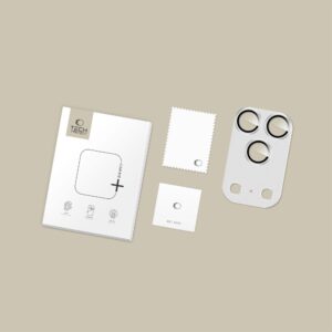 Tech-Protect Camfull Fit+ Camera Lens Glass for iPhone 17 Pro - Silver - Image 4
