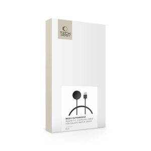 Tech-Protect MC03 UltraBoost Wireless Charger for Samsung Galaxy Watch - juodos spalvos - Image 4