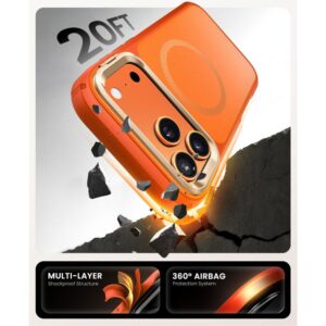 Supcase IBLSN Ares Flip MagSafe dėklas skirtas Apple iPhone 17 Pro Max - oranžinės spalvos - Image 4