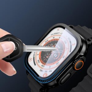 Tech-Protect 2-pack tempered glass for Apple Watch Ultra 49mm - orange - Image 4