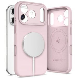 Tech-Protect Uniq MagSafe dėklas skirtas Apple iPhone 17 Pro Max - rožinės spalvos