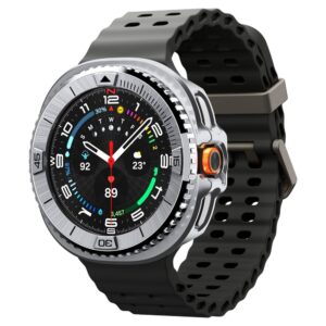 Spigen Bezel Tune Pro Pilot Cover for Samsung Galaxy Watch 8 Classic 46mm - sidabro spalvos - Image 3