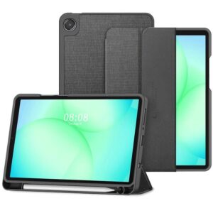 Tech-Protect SC Pen Canvas dėklas skirtas Samsung Galaxy Tab A9 / A11 8.7 X110 / X115 / X133 / X135 - pilkos spalvos