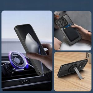 Tech-Protect MagMat MagSafe dėklas skirtas Xiaomi 15T Pro - juodos spalvos - Image 3