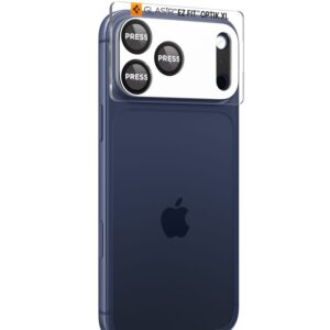 Spigen Optik Pro XL Camera Lens Glass for iPhone 17 Pro - Black - Image 3