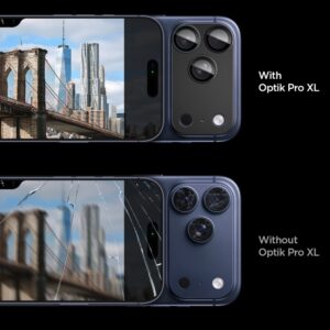 Spigen Optik Pro XL Camera Lens Glass for iPhone 17 Pro - Black - Image 7