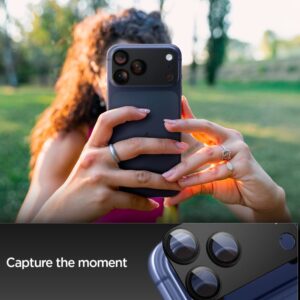 Spigen Optik Pro XL Camera Lens Glass for iPhone 17 Pro - Black - Image 9