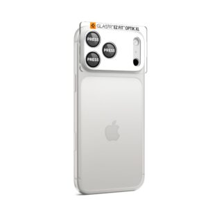 Spigen Optik Pro XL Camera Lens Glass for iPhone 17 Pro - Silver - Image 3
