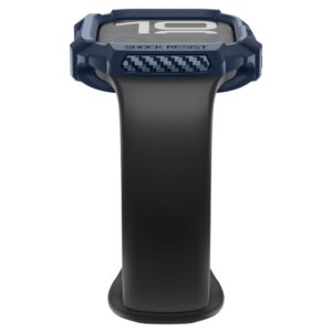 Spigen Rugged Armor dėklas skirtas Apple Watch 42mm - mėlynos spalvos - Image 5