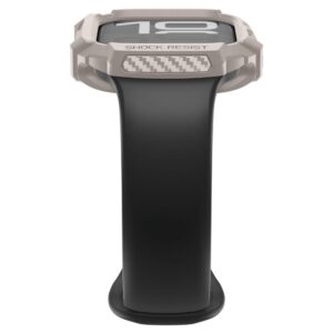 Spigen Rugged Armor dėklas skirtas Apple Watch 42mm - Beige - Image 5