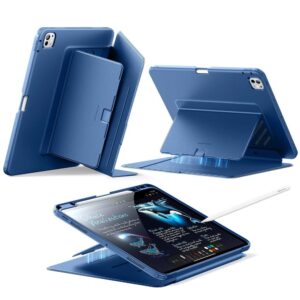 ESR Flip Hybrid dėklas skirtas Apple iPad Pro 11” 5 / 6 / 2024-2025 - mėlynos spalvos