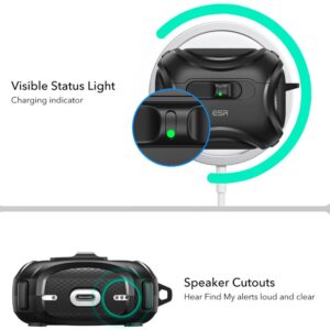 ESR Cyber FlickLock MagSafe dėklas skirtas Apple AirPods Pro 3 - juodos spalvos - Image 2