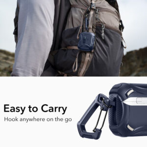 ESR Cyber ​​FlickLock MagSafe dėklas skirtas Apple AirPods Pro 3 - mėlynos spalvos - Image 3