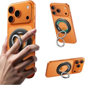 ESR Magnetic HaloLock MagSafe telefono laikiklis - juodos spalvos