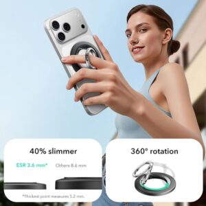 ESR Magnetic HaloLock MagSafe telefono laikiklis - juodos spalvos - Image 3