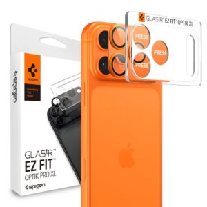 Spigen Optik Pro XL Camera Lens Glass for iPhone 17 Pro - Orange