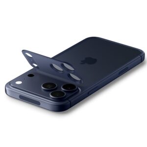 Spigen Optik Pro XL Camera Lens Glass for iPhone 17 Pro - Navy Blue - Image 4