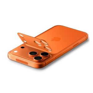 Spigen Optik Pro XL Camera Lens Glass for iPhone 17 Pro Max - Orange - Image 4