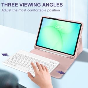 Tech-Protect SC Pen dėklas skirtas Samsung Galaxy Tab A9 / A11 8.7 X110 / X115 / X133 / X135 - rožinės spalvos - Image 6