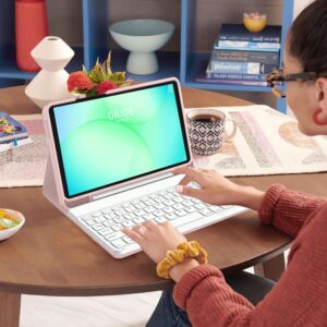 Tech-Protect SC Pen dėklas skirtas Samsung Galaxy Tab A9 / A11 8.7 X110 / X115 / X133 / X135 - rožinės spalvos - Image 7