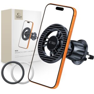 Tech-Protect N56 Magnetic MagSafe Car Air Vent Mount - juodos spalvos